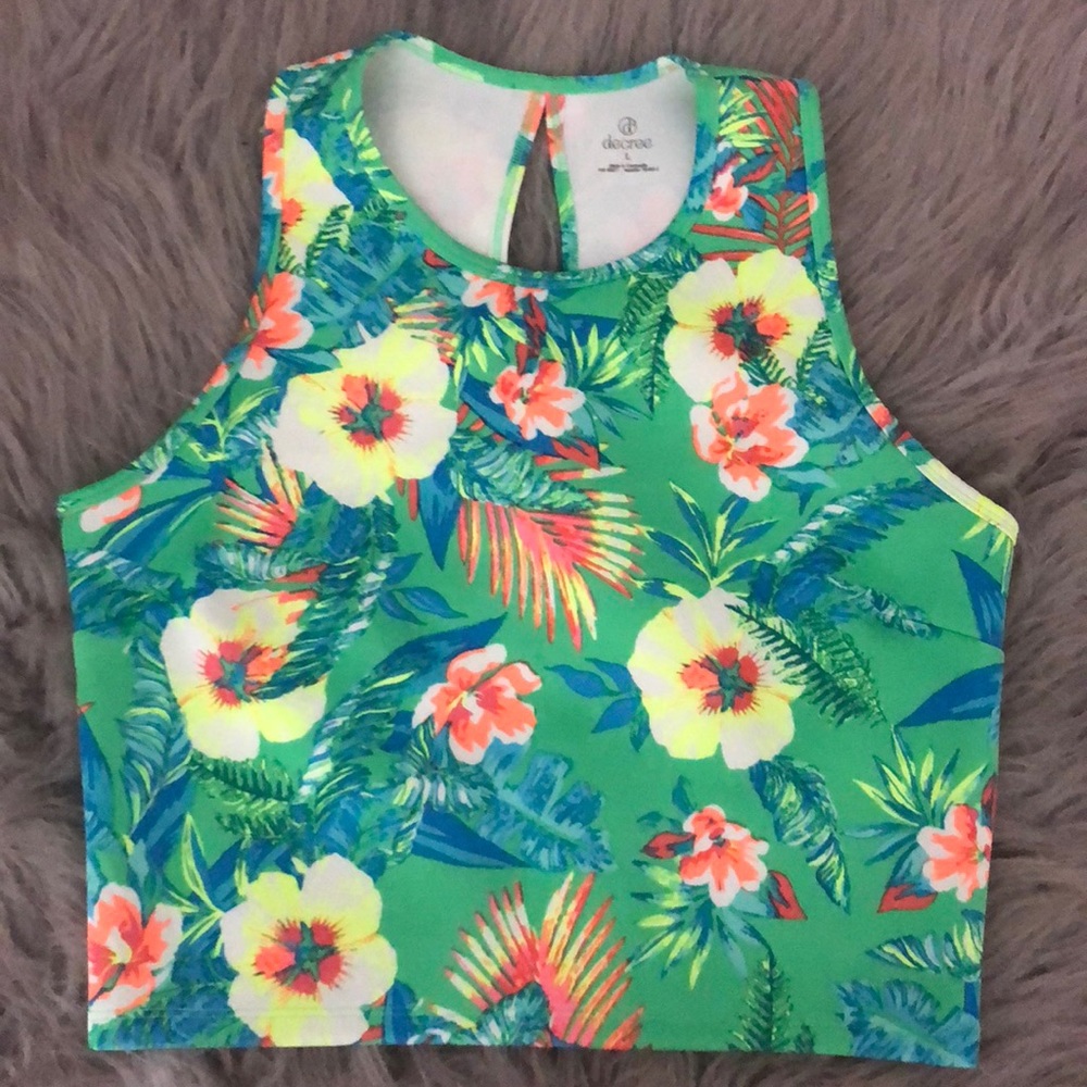 Floral tank top